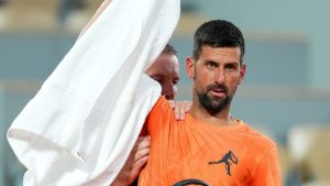 Novak DJokovic sera au programme du dimanche 24 mai 2026 à Roland-Garros (Franco Arland/Getty Images)