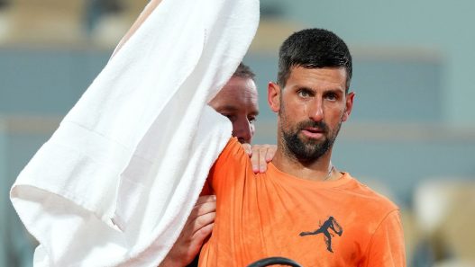 Novak DJokovic sera au programme du dimanche 24 mai 2026 à Roland-Garros (Franco Arland/Getty Images)