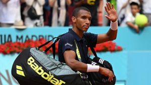Félix Auger-Aliassime s'est incliné d'entrée contre Mariano Navone à Rome (David Ramos/Getty Images)
