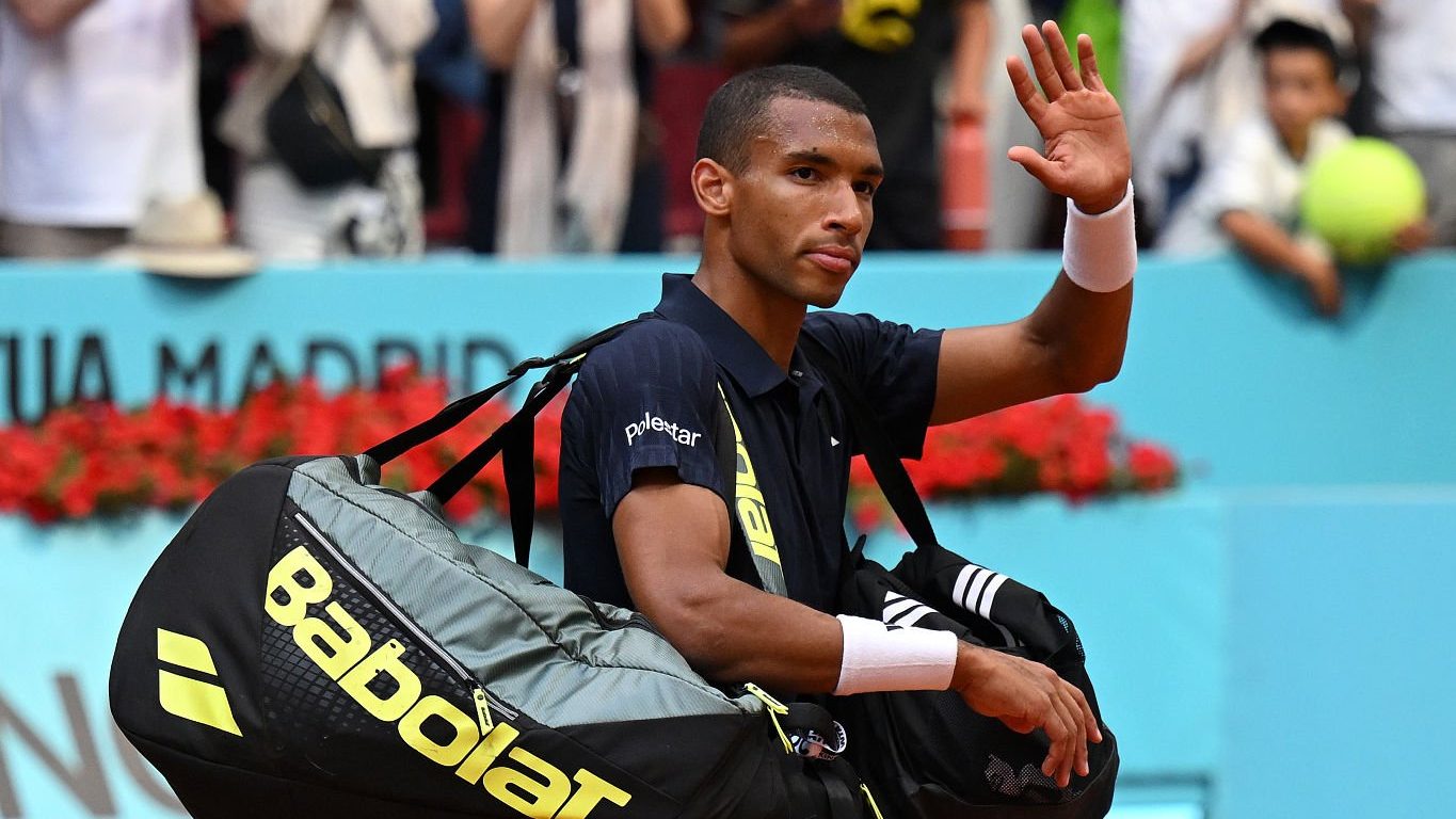 Félix Auger-Aliassime s'est incliné d'entrée contre Mariano Navone à Rome (David Ramos/Getty Images)
