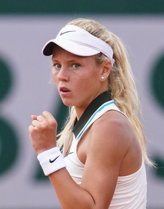 Ksenia Efremova à Paris en 2025. (Photo by Daniel Derajinski/Icon Sport via Getty Images)