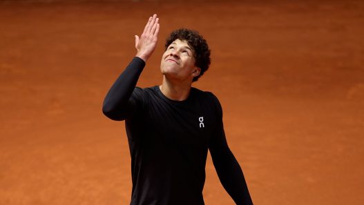 Ben Shelton s'est incliné au deuxième tour à Rome. (Getty Images)
