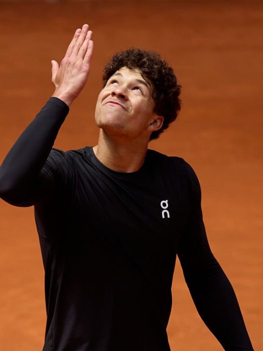 Ben Shelton s'est incliné au deuxième tour à Rome. (Getty Images)