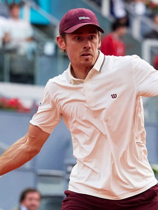 Alex de Minaur à Madrid en 2026. (Photo by Alvaro Medranda/Quality Sport Images/Getty Images)