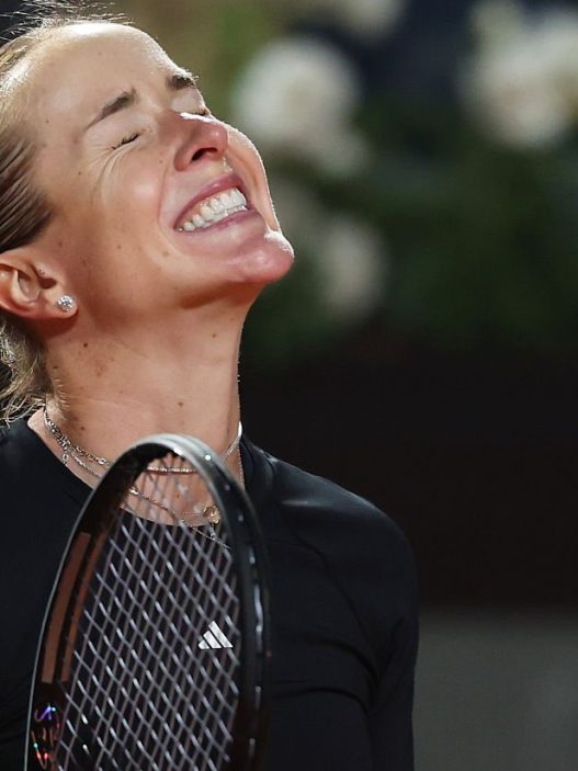 Elina Svitolina s'est qualifiée pour la finale du WTA 1000 de Rome. (Getty Images)