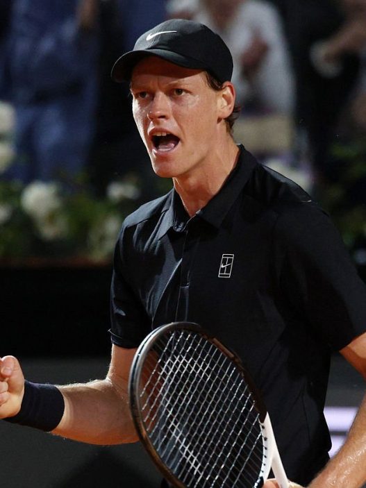 Jannik Sinner s'est qualifié pour la finale du Masters 1000 de Rome. (Getty Images)