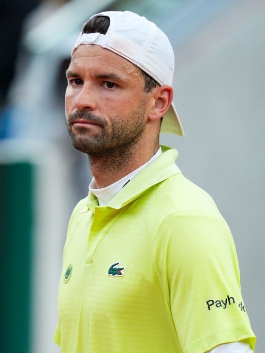 Grigor Dimitrov à Paris en 2026. (Photo by Franco Arland/Getty Images)