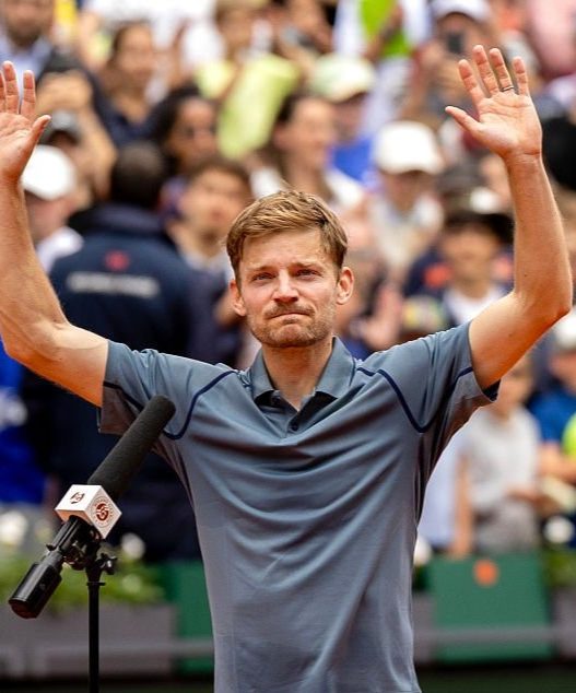 David Goffin à Paris en 2026. (Photo by Tim Clayton/Getty Images)