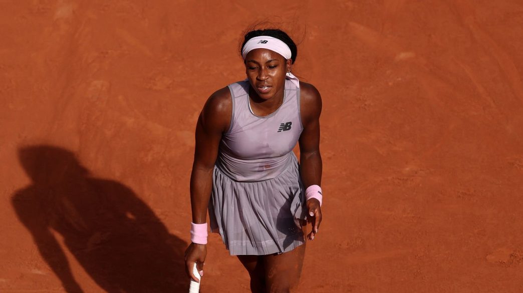 Coco Gauff s'est inclinée ce samedi face à Anastasia Potapova. (Getty Images)