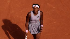 Coco Gauff s'est inclinée ce samedi face à Anastasia Potapova. (Getty Images)