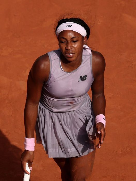 Coco Gauff s'est inclinée ce samedi face à Anastasia Potapova. (Getty Images)