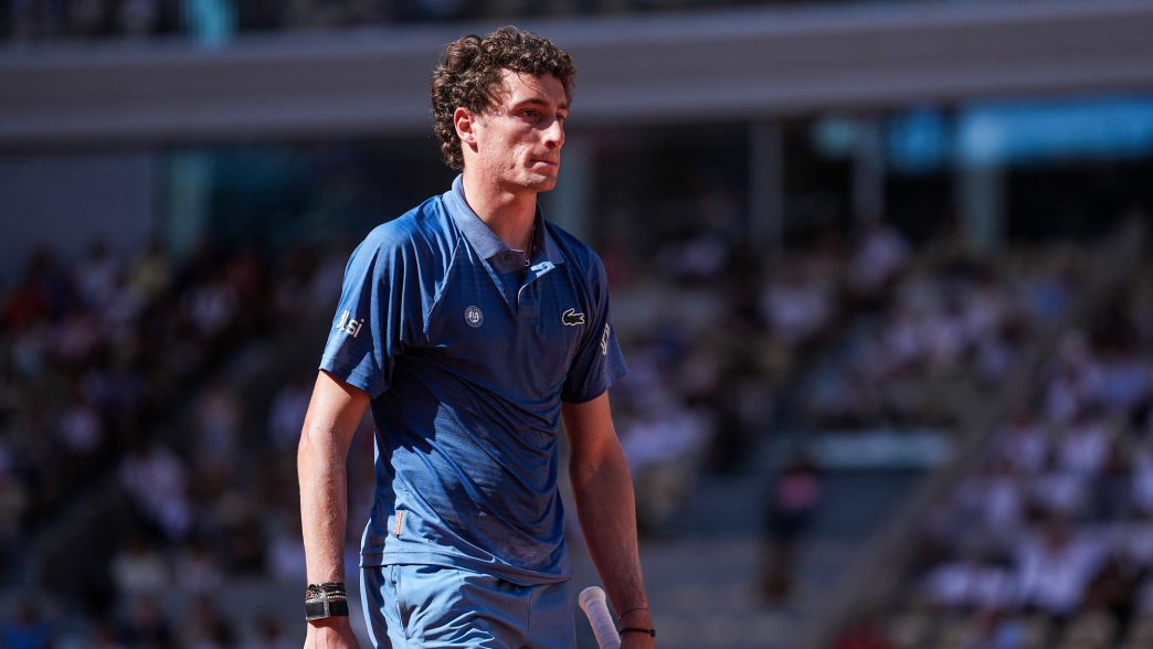 Ugo Humbert s'est incliné au deuxième tour de Roland-Garros (Daniel Derajinski/Icon Sport via Getty Images)