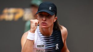 Iga Swiatek s'est qualifiée pour le troisième tour au WTA 1000 de Rome (Getty Images)
