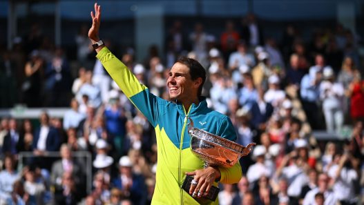 Rafael Nadal lors de son 14e et dernier titre à Roland-Garros en 2022 (Getty Images)
