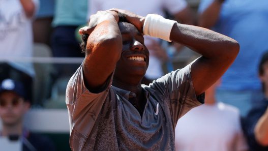 Moïse Kouame s'est qualifié pour le troisième tour à Roland-Garros (Tnani Badreddine/DeFodi Images/DeFodi via Getty Images)