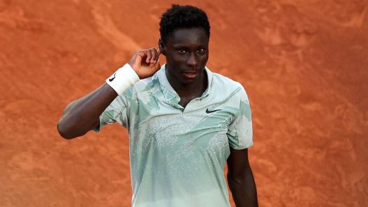 Moïse Kouame a terminé son parcours à Roland-Garros (Getty Images)