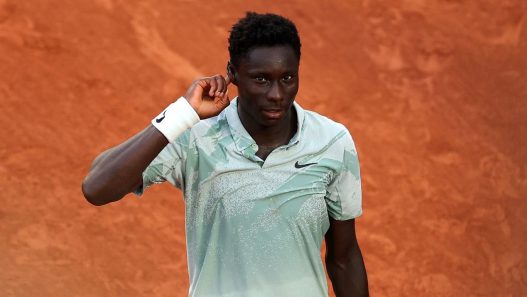 Moïse Kouame a terminé son parcours à Roland-Garros (Getty Images)