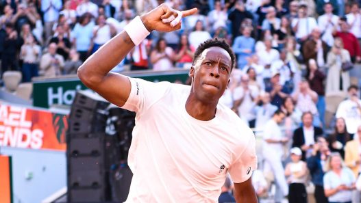 Gaël Monfils lors de sa soirée spéciale à Roland-Garros (Ewen Gavet/Icon Sport via Getty Images)