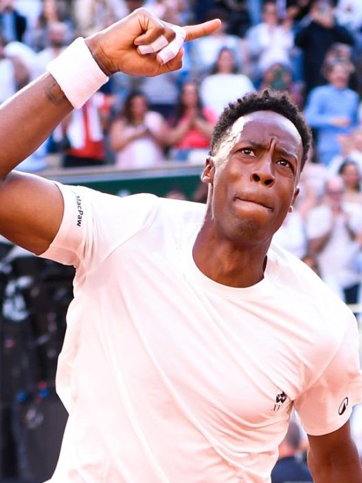Gaël Monfils lors de sa soirée spéciale à Roland-Garros (Ewen Gavet/Icon Sport via Getty Images)
