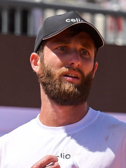 Corentin Moutet lors du Masters 1000 de Rome avant Roland-Garros (Silvia Lore/Getty Images)