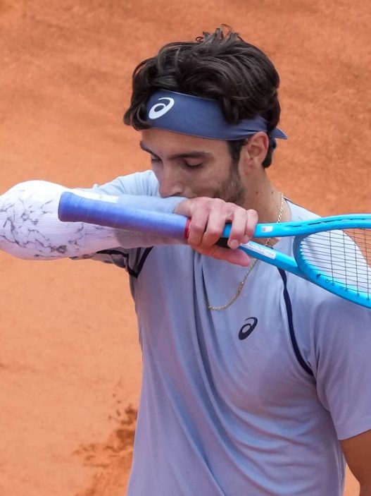 Lorenzo Musetti est apparu diminué avant sa sortie au Masters 1000 de Rome (Antonietta Baldassarre/Insidefoto/LightRocket via Getty Images)