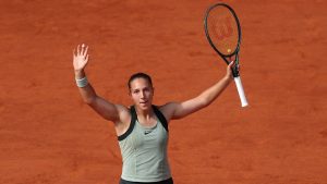 Diane Parry s'est qualifiée pour les quarts de finale à Roland-Garros (Getty Images)