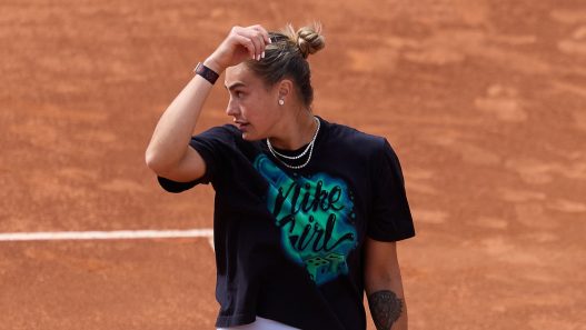 Aryna Sabalenka à l'entraînement au WTA 1000 de Rome (Emmanuele Ciancaglini/Ciancaphoto Studio/Getty Images)