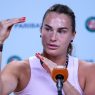 Aryna Sabalenka en conférence de presse à Roland-Garros (Franco Arland/Getty Images)