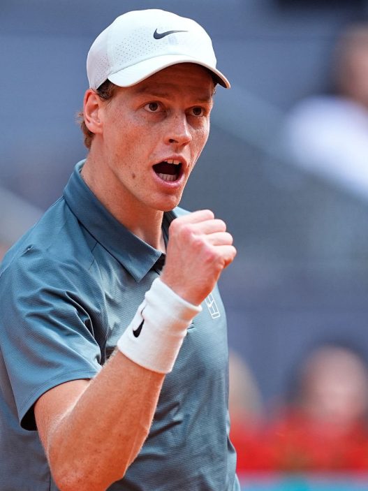 Jannik Sinner s'est qualifié pour la finale au Masters 1000 de Madrid (Oscar J. Barroso/Europa Press via Getty Images)