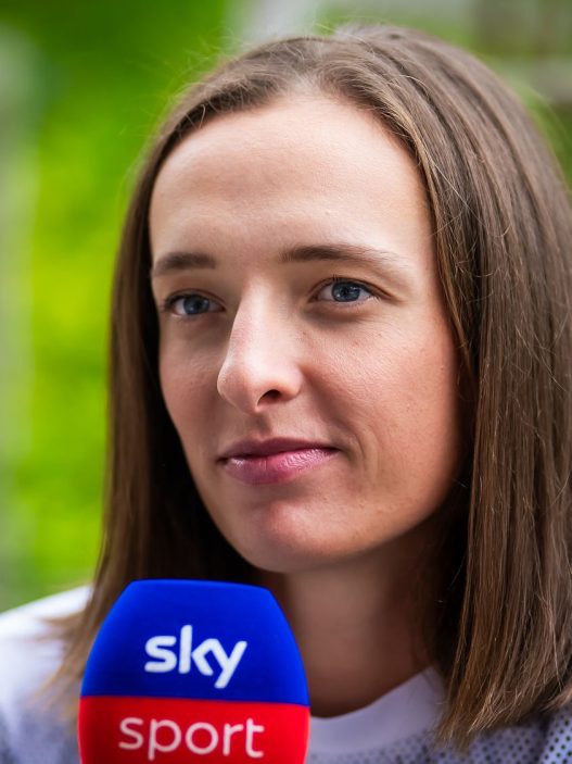Iga Swiatek lors du Media Day au WTA 1000 de Rome (Robert Prange/Getty Images)
