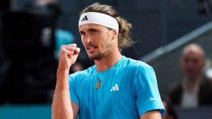 Alexander Zverev s'est qualifié pour la finale au Masters 1000 de Madrid (MMOPEN)