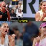 Mirra Andreeva, Marta Kostyuk, Diana Shnaider et Maja Chwalińska composent le dernier carré féminin de Roland-Garros 2026 (Getty Images)