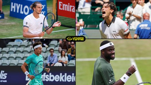 Alexander Zverev, Taylor Fritz, Daniel Altmaier et Frances Tiafoe composent le dernier carré de l'ATP 500 de Halle 2026 (Getty Images)