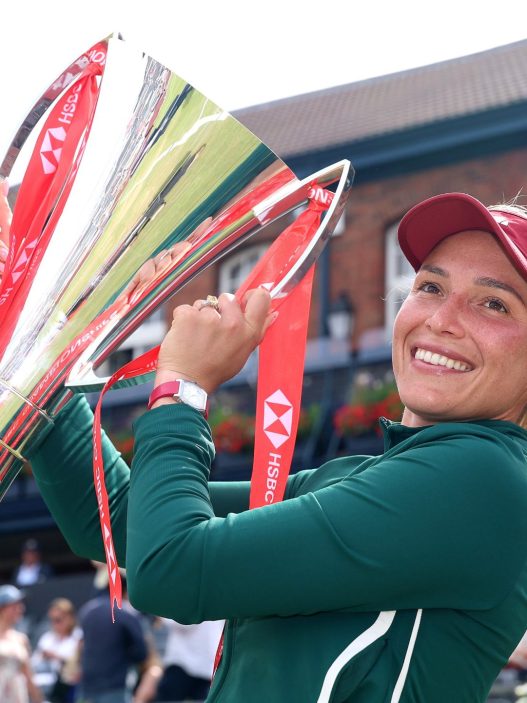 Donna Vekic s'est imposée contre Emma Raducanu en finale du Queen's (Getty Images)