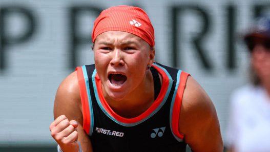 Diana Shnaider a réalisé l'exploit en sortant Aryna Sabalenka à Roland-Garros (Getty Images)