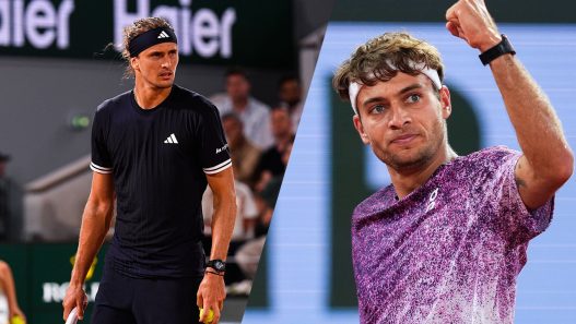 Alexander Zverev (à gauche) et Flavio Cobolli (à droite) sont en finale de Roland-Garros 2026 (Getty Images)