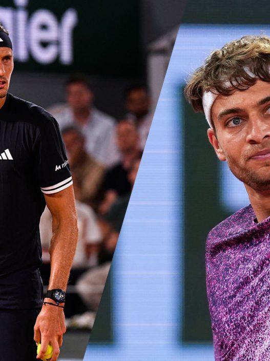 Alexander Zverev (à gauche) et Flavio Cobolli (à droite) sont en finale de Roland-Garros 2026 (Getty Images)