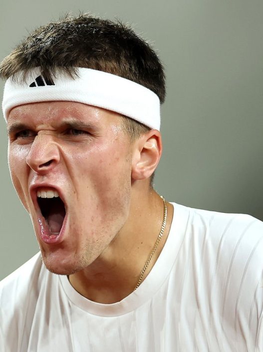 Jakub Mensik s'est qualifié en demi-finales de Roland-Garros (Dan Istitene/Getty Images)