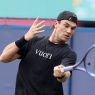 Jack Draper à l'entrainement au tournoi d'Eastbourne. (Photo by Charlie Crowhurst/Getty Images for LTA)