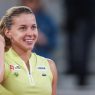 Maja Chwalinska lors de sa qualification en finale de Roland-Garros (Emilian Baldow/Icon Sport via Getty Images)