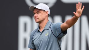 Kamil Majchrzak s'est imposé en finale du tournoi ATP 250 de 's-Hertogenbosch (Cameron Smith/Getty Images for LTA)