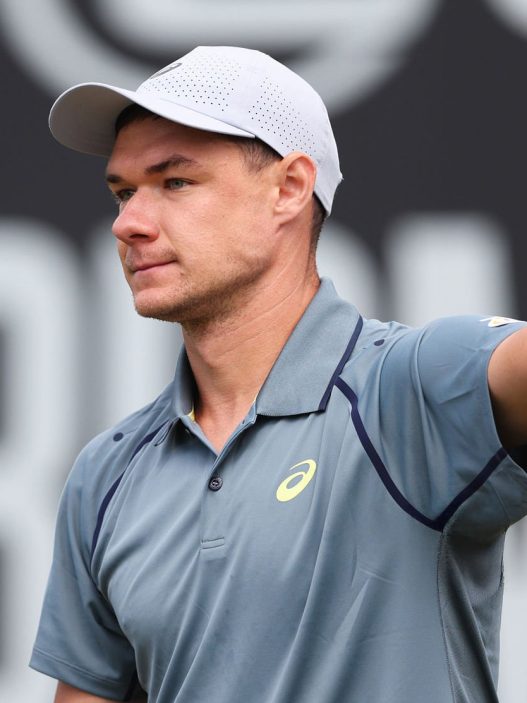 Kamil Majchrzak s'est imposé en finale du tournoi ATP 250 de 's-Hertogenbosch (Cameron Smith/Getty Images for LTA)