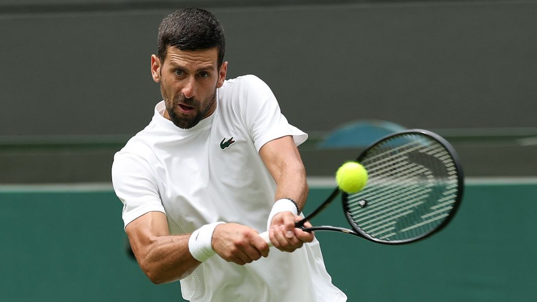 Novak Djokovic est au programme du lundi 29 juin 2026 à Wimbledon (Cameron Spencer/Getty Images)