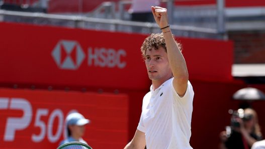Ugo Humbert défiera Ben Shelton ce jeudi. (Getty Images)