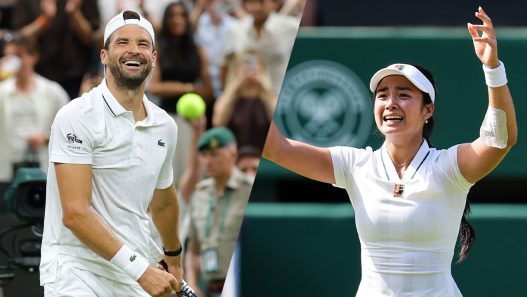Grigor Dimitrov et Alexandra Eala ont réalise des grosses performances à Wimbledon (Getty Images)
