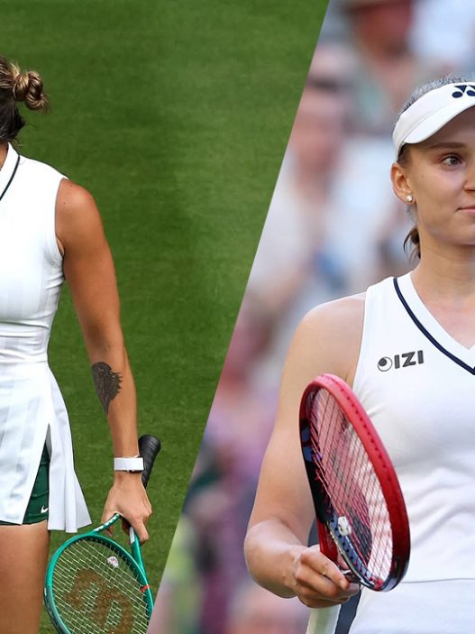 Aryna Sabalenka et Elena Rybakina sont les têtes de série 1 et 2 à Wimbledon. (Getty Images)