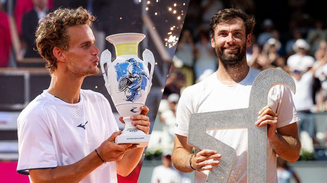 Luca Van Assche et Quentin Halys ont remporté leur premier titre sur le circuit principal (Getty Images)
