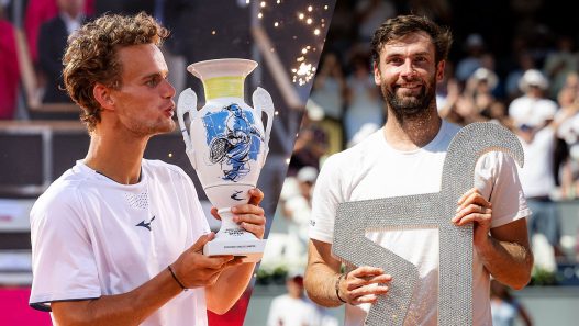 Luca Van Assche et Quentin Halys ont remporté leur premier titre sur le circuit principal (Getty Images)