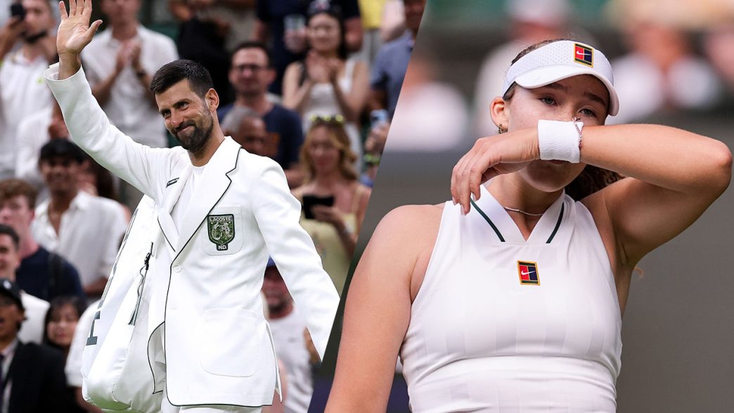 Novak Djokovic s'est imposé tandis que Mirra Andreeva est éliminée de ce Wimbledon 2026 (Getty Images)