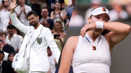 Novak Djokovic s'est imposé tandis que Mirra Andreeva est éliminée de ce Wimbledon 2026 (Getty Images)